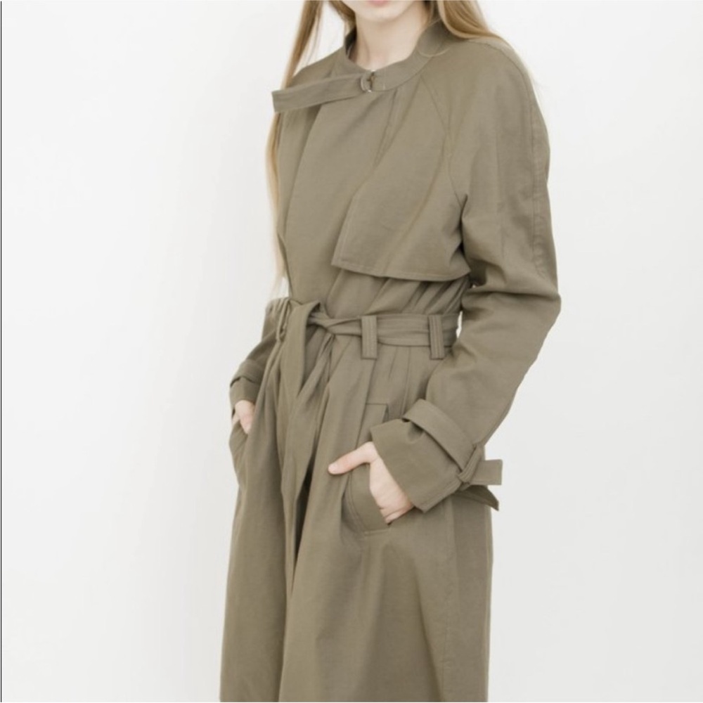 ALC Ethan Trench Coat Khaki Green